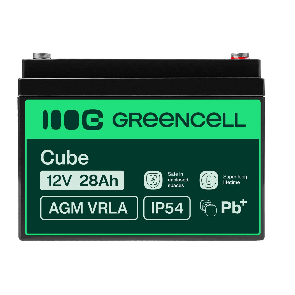Green Cell AGM Battery 12V 28Ah