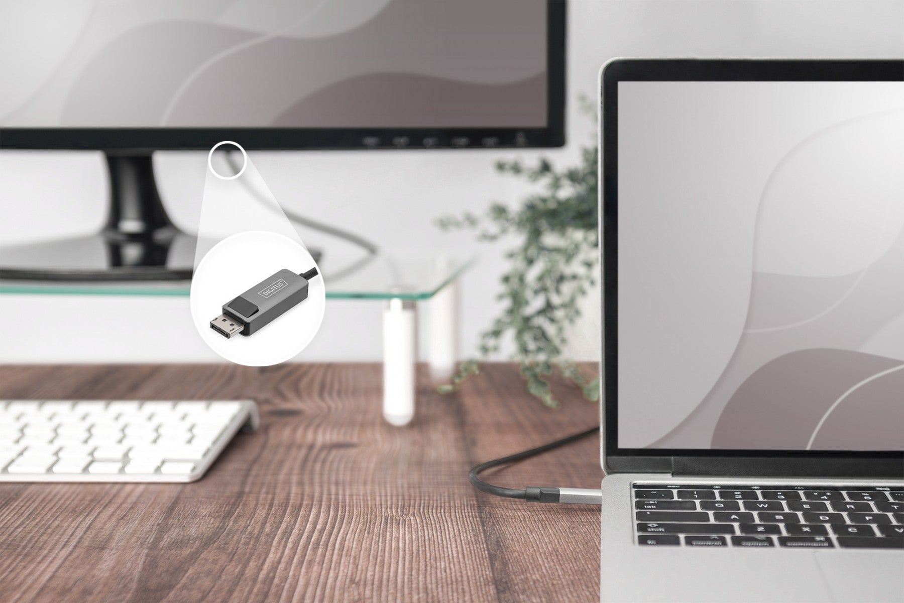 Digitus DB-300334-020-S câble vidéo et adaptateur 2 m USB Type-C Noir