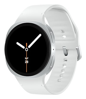 "Samsung Galaxy Watch 8 3,81 cm (1.5"") AMOLED 44 mm Numérique 480 x 480 pixels Écran tactile Argent Wifi GPS (satellite)"