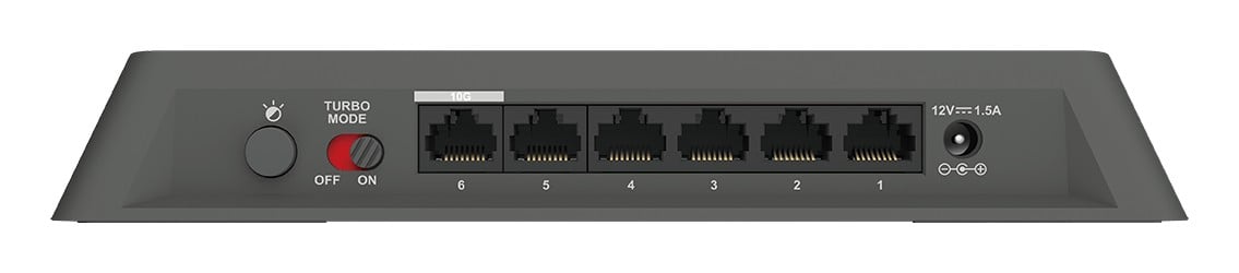 D-Link DMS-106XT commutateur réseau Non-géré 2.5G Ethernet (100/1000/2500) Noir