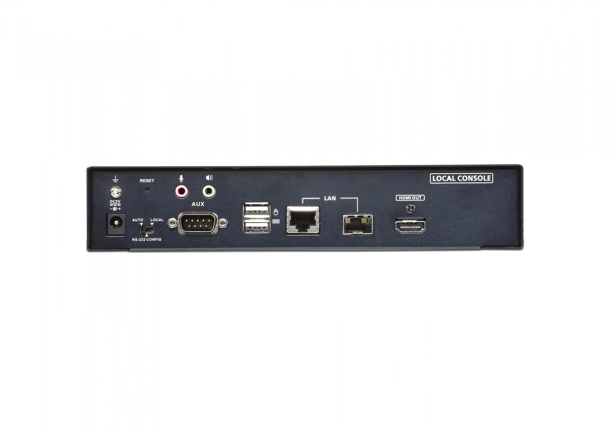 ATEN Émetteur KVM un affichage HDMI 4K sur IP - Transmetteur - Avec fil - 10000 m - 36 bit - Noir - Métal