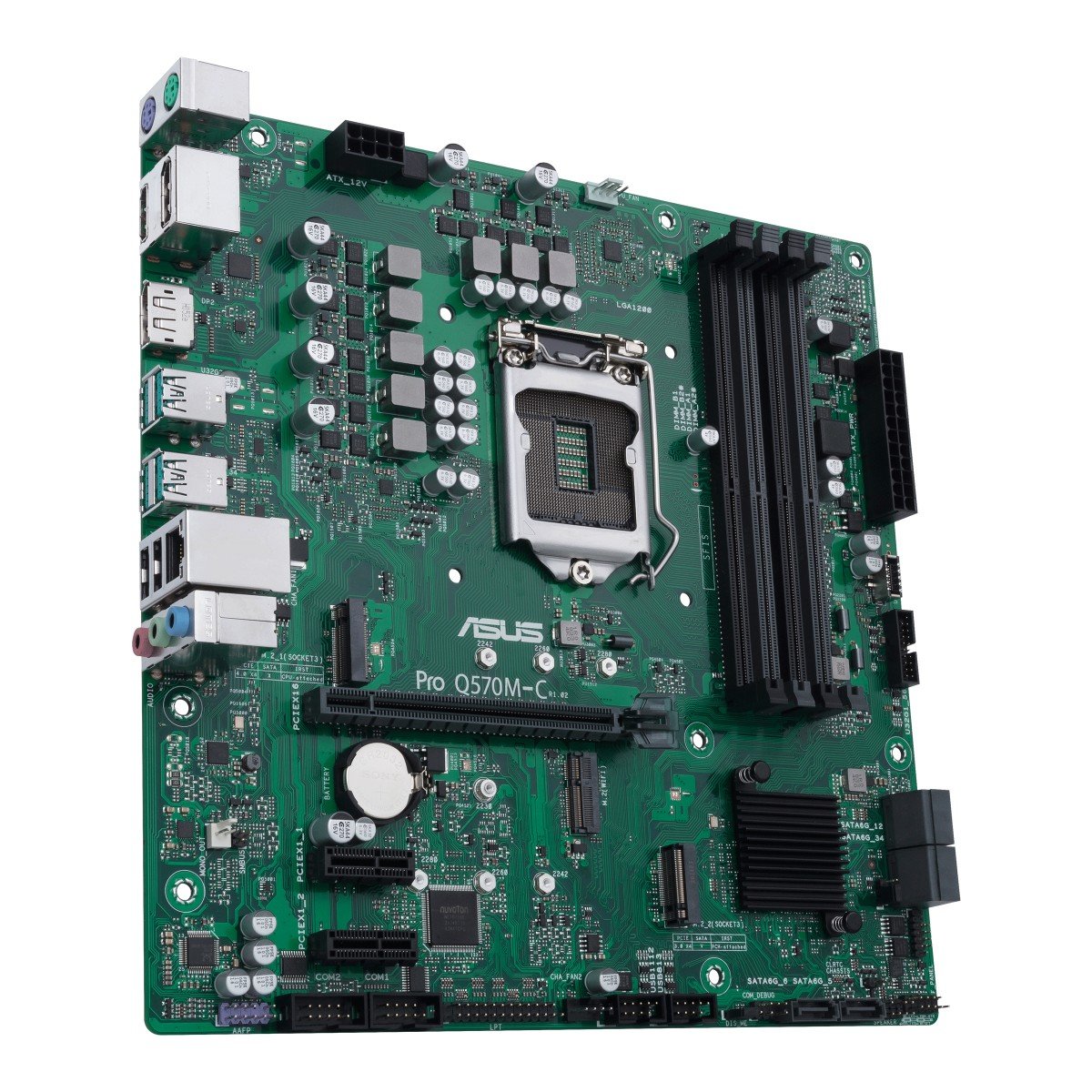 ASUS PRO Q570M-C/CSM - Intel - LGA 1200 - Intel® Celeron® - Intel® Core™ i3 - Intel® Core™ i5 - Intel® Core™ i7 - Intel® Core™ i9 - Intel® Pentium® - DDR4-SDRAM