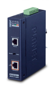 PLANET IPOE-171-60W commutateur réseau Gigabit Ethernet (10/100/1000) Connexion Ethernet, supportant l'alimentation via ce port (PoE) Bleu