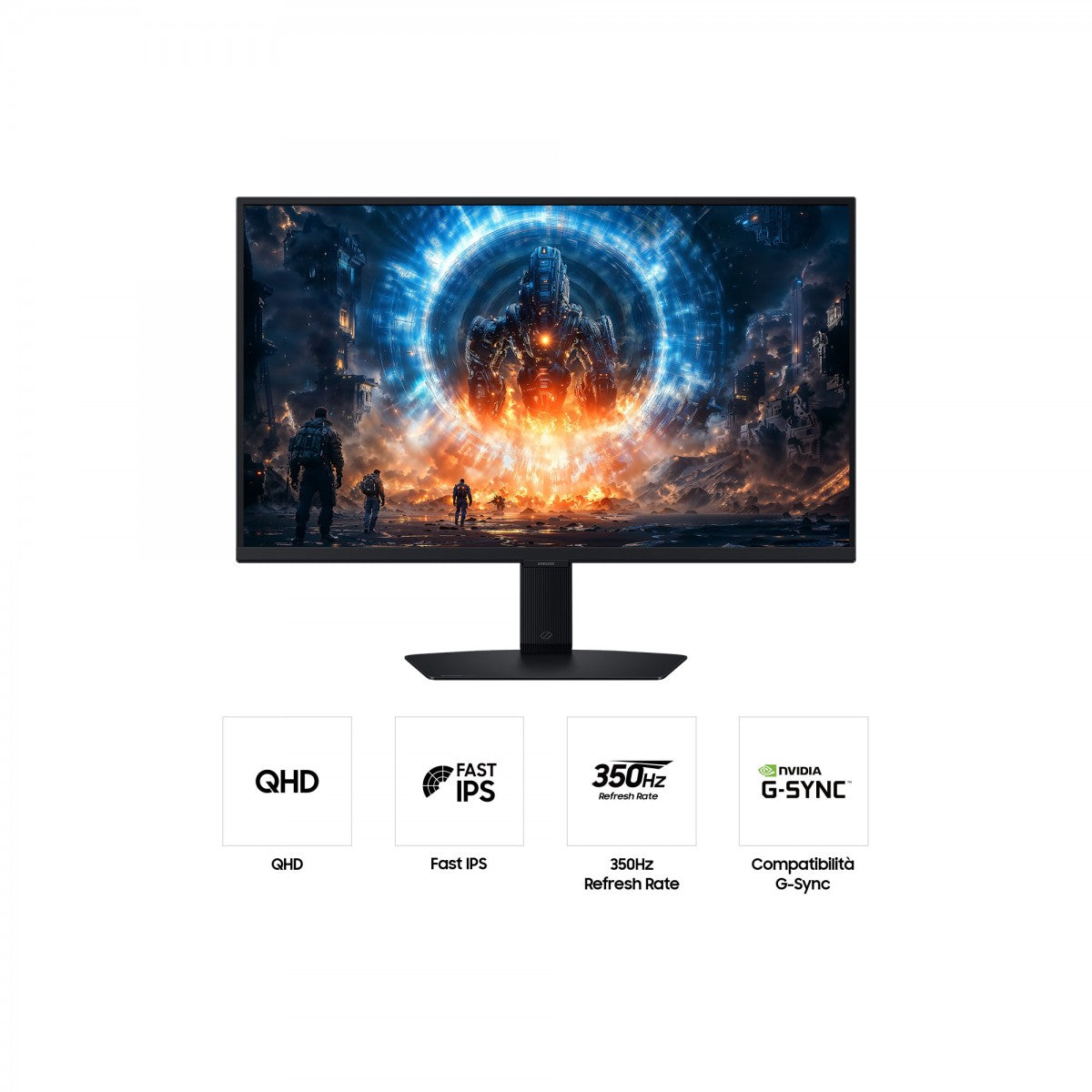 "Samsung G60F écran plat de PC 68,6 cm (27"") 2560 x 1440 pixels Quad HD LCD Noir"