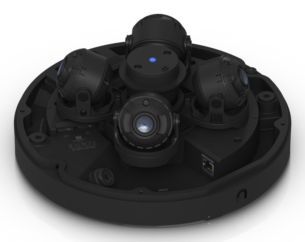 All-weather PoE++32MP multi-sensor cam