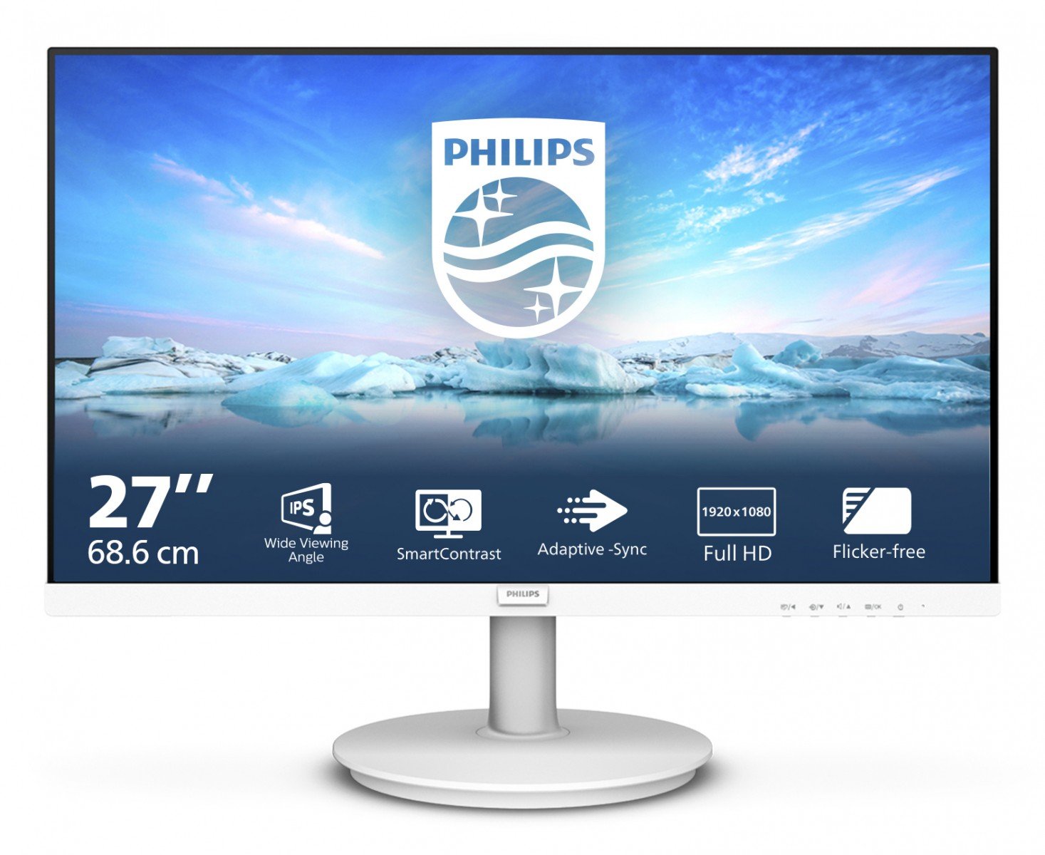 PHILIPS 271V8AW/00 27p IPS 1920x1080 16:9 HDMI D-SUB White