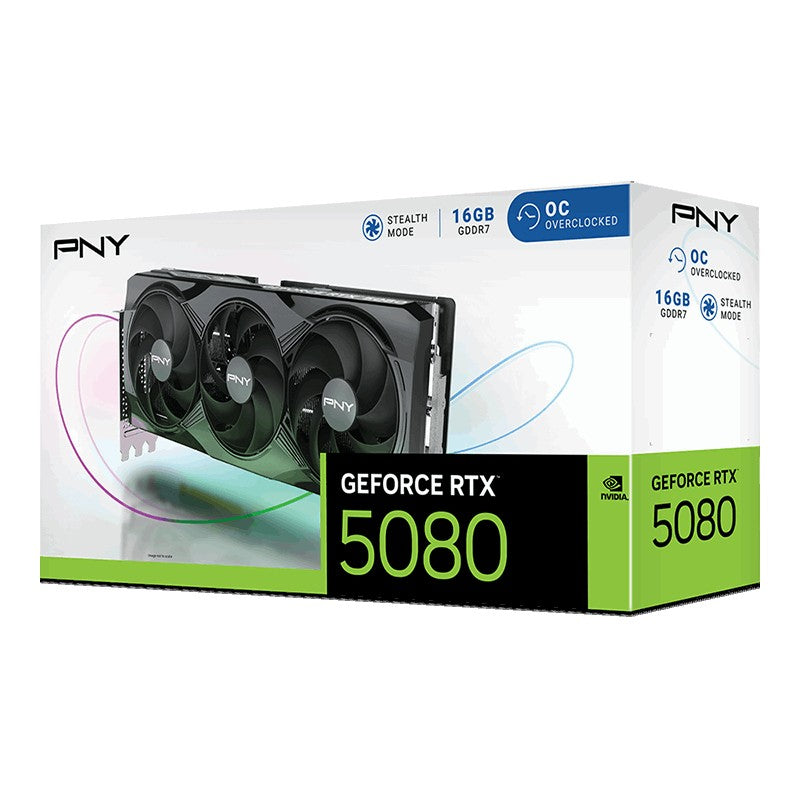 PNY GeForce RTX 5080 16GB OC Triple Fan