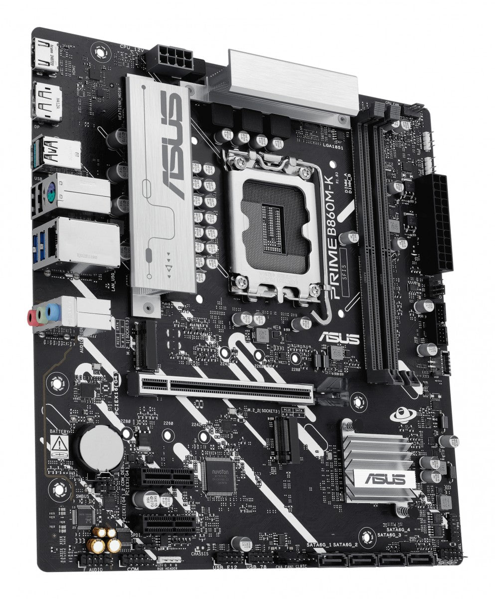 ASUS PRIME B860M-K LGA1851 DDR5 mATX MB 1xHDMI 1xDP 2xM.2 4xSATA