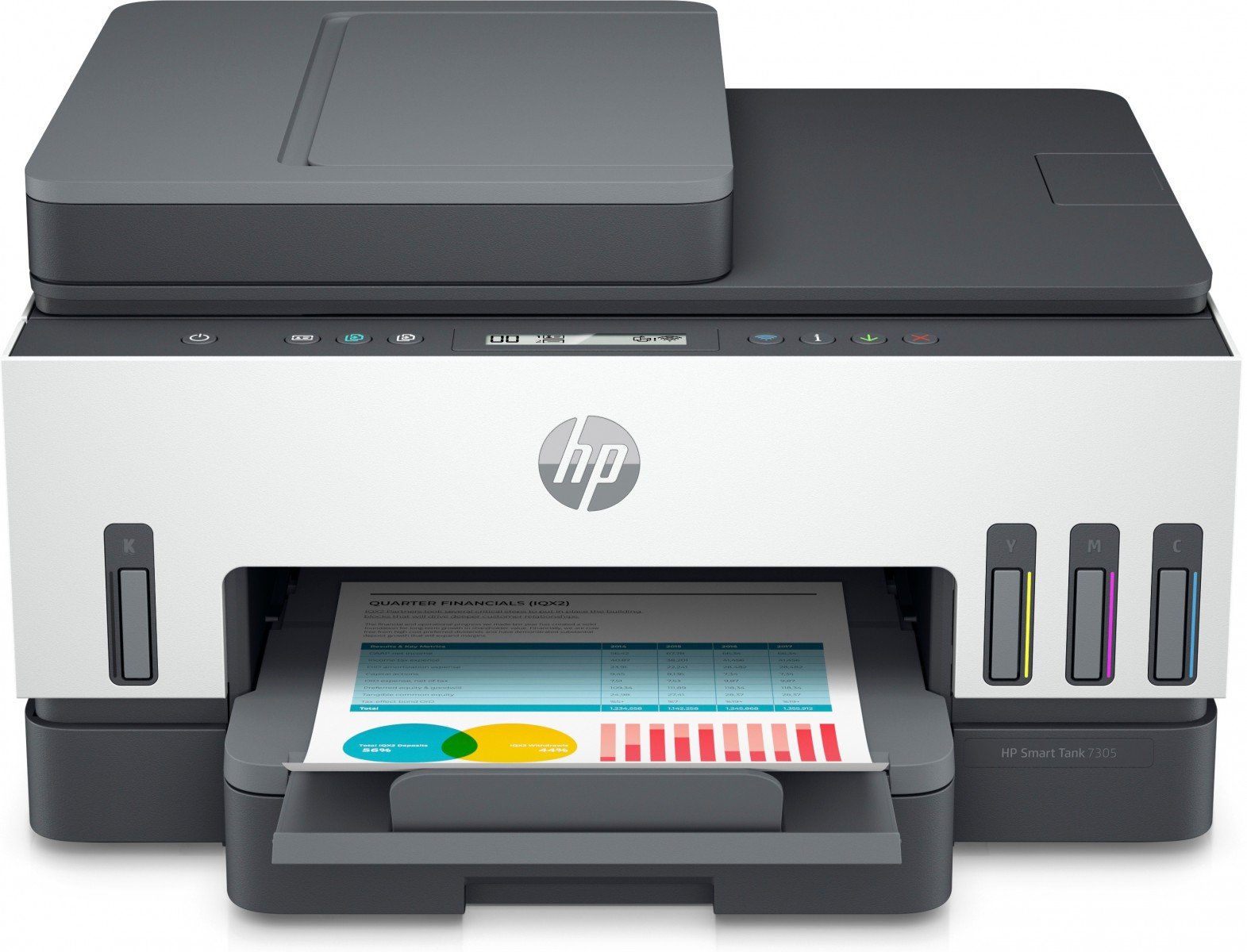 HP Smart Tank 7305 All-in-One MFP colour inkjet refillable A4 13ppm Copy 15ppm Print 250sheets USB LAN Wi-Fi Bluetooth