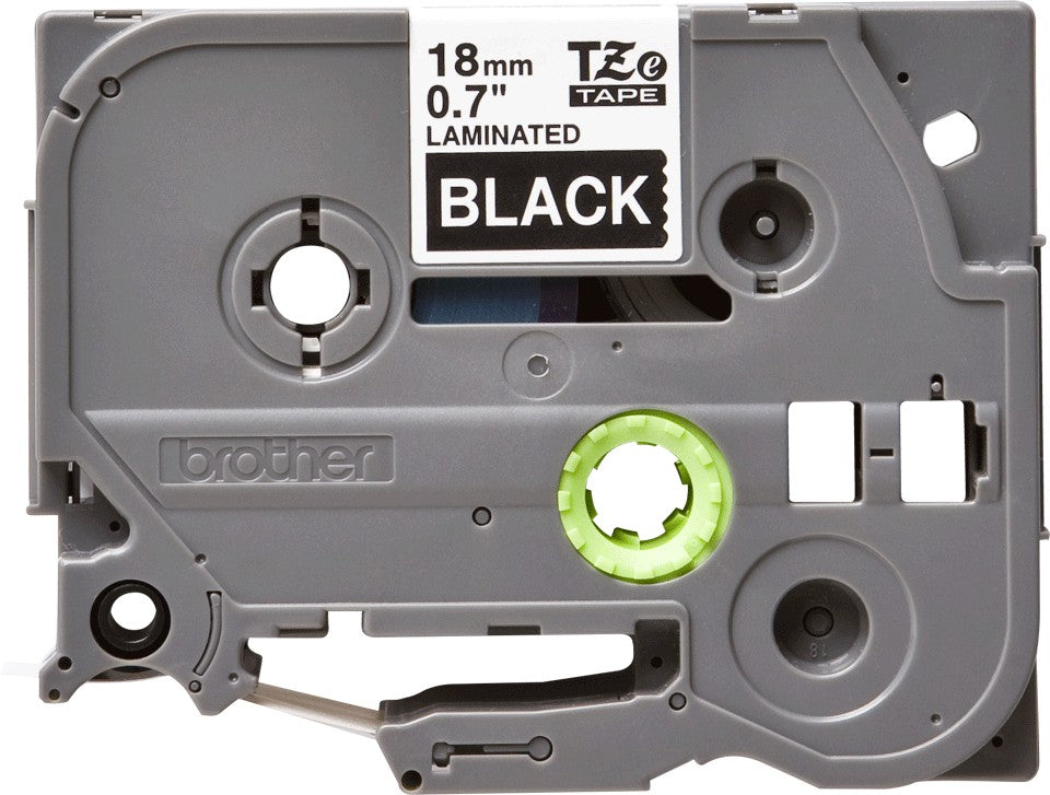 Tape/18mm white on black f P-Touch