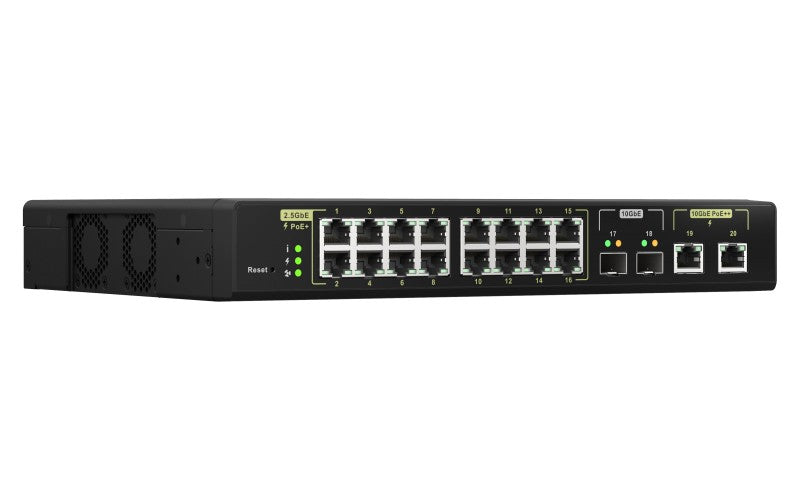 16x2.5GbE PoE 2x10GbE SFP+2x10GbE PoE wm