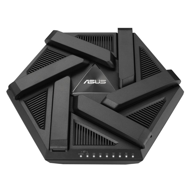 ASUS RT-AXE7800 Tri-Band WiFi 6E Router 6GHz Band Safe Browsing AiProtection Pro 2.5G Port Link Aggregation