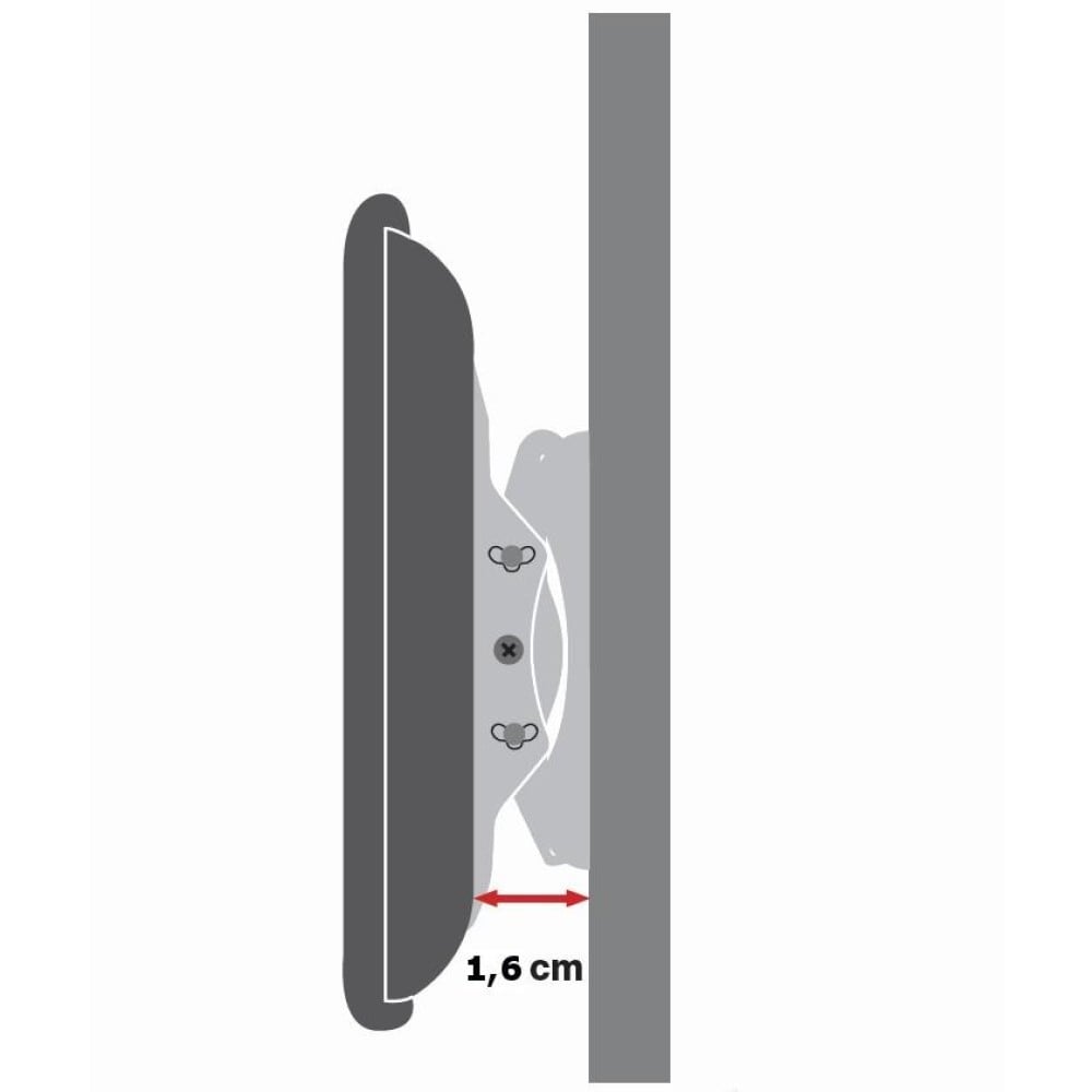 "Techly ICA-PLB 860 Support mural pour TV 42-80"" LED/LCD 60kg slim 16mm"