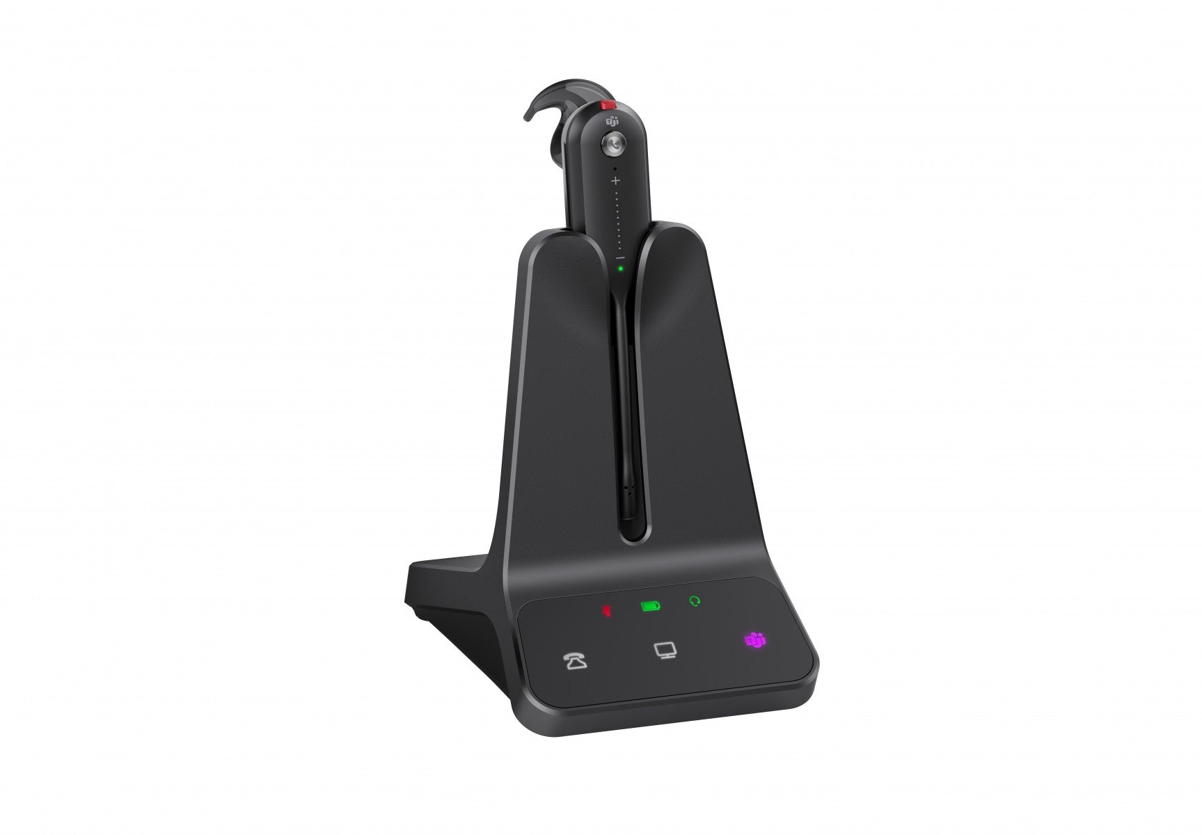 Yealink WH63 E2 Teams Sans fil Crochets auriculaires Bureau/Centre d'appels Noir