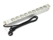 A-19-STRIP-3-IMP - 1U - Aluminium - Blanc - 9 sortie(s) CA - 1,8 m - 250 V