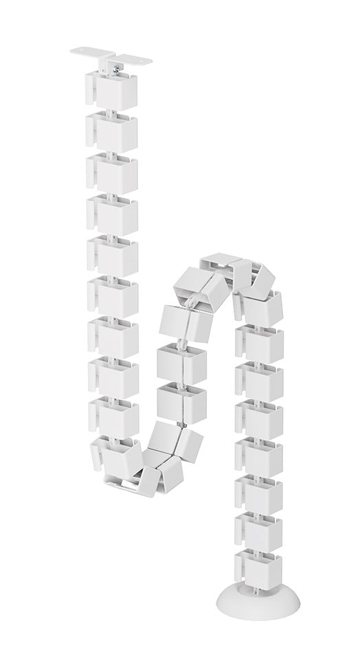 NEOMOUNTS Cable Spine Organizer for sit/stand desk frames screw mounted white