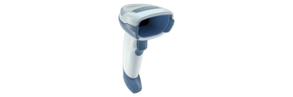 Zebra DS4608-HC4000BVZWW lecteur de code barres Lecteur de code barre portable 1D/2D LED Bleu, Blanc