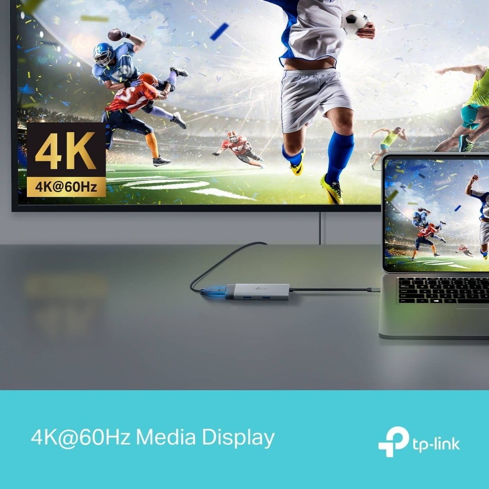 TP-Link UH5020C hub & concentrateur USB Type-C 5000 Mbit/s Gris