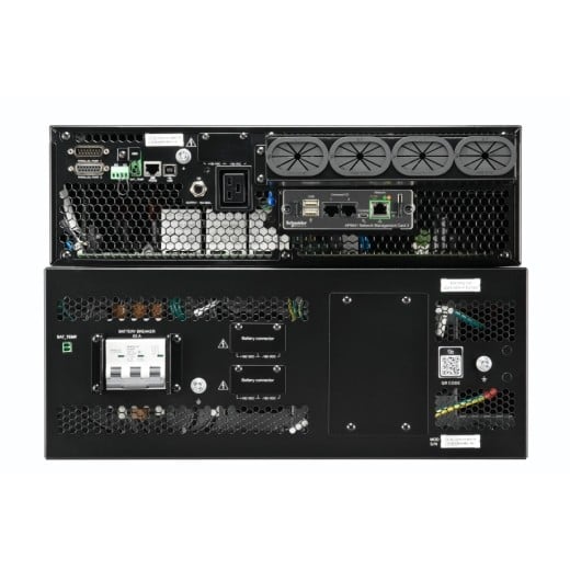 APC Smart-UPS RT UPS rack-mountable / external AC 380/400/415V 15000Watt 15000VA RS-232 USB Ethernet 10/100/1000 7U Black