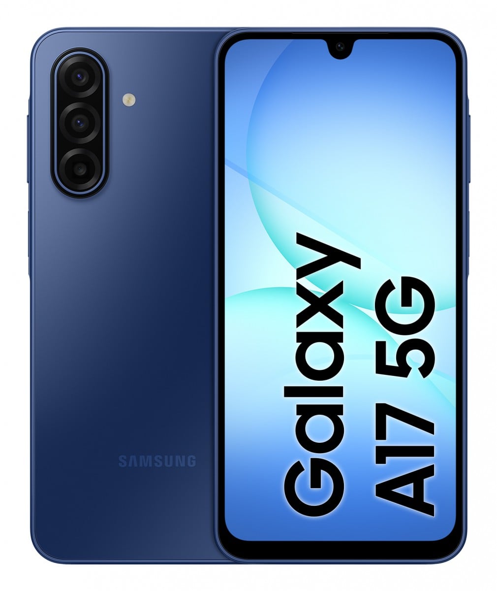 "Samsung Galaxy A17 5G 17 cm (6.7"") Double SIM hybride USB Type-C 8 Go 256 Go 5000 mAh Bleu"