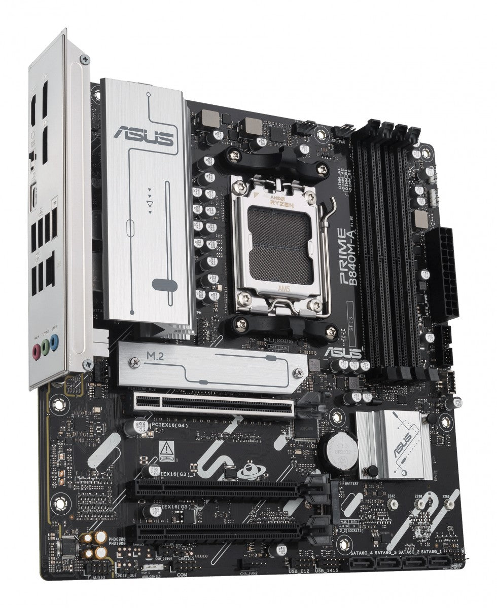 ASUS PRIME B840M-A-CSM AM5 DDR5 micro ATX MB 1xHDMI 2xDP 3xM.2 4xSATA