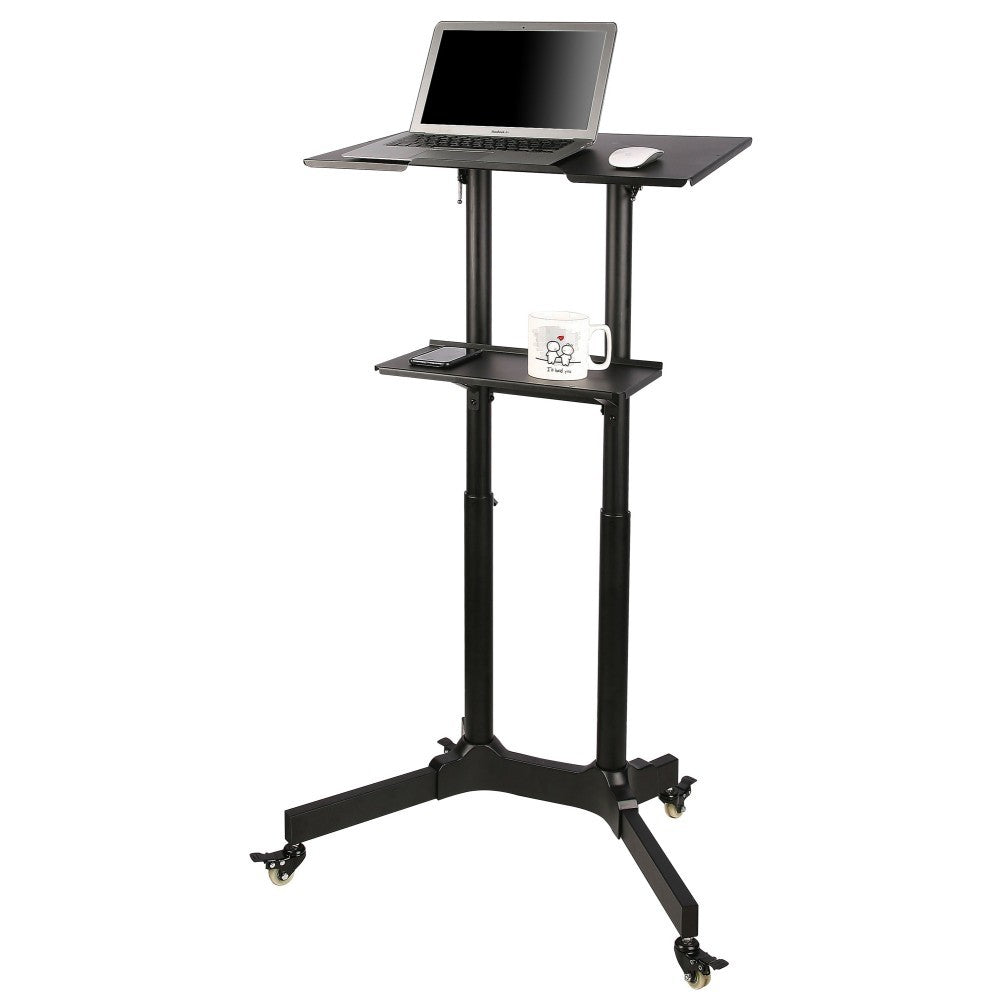 Techly ICA-TB TPM-1BK Table pour ordinateur portable noire