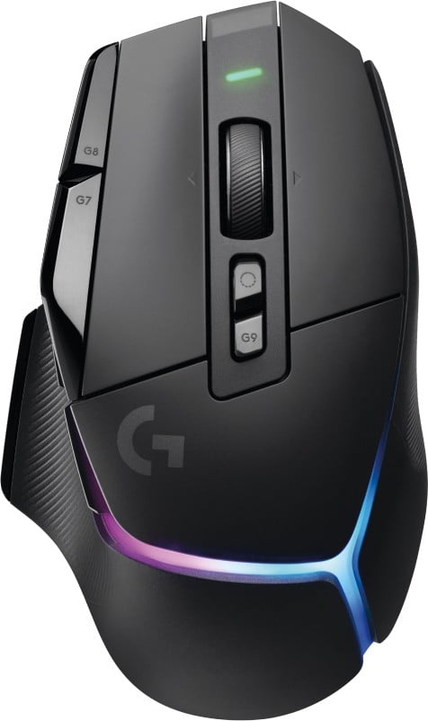 LOGITECH G G502 X PLUS Mouse optical wireless 2.4 GHz USB LOGITECH LIGHTSPEED receiver black
