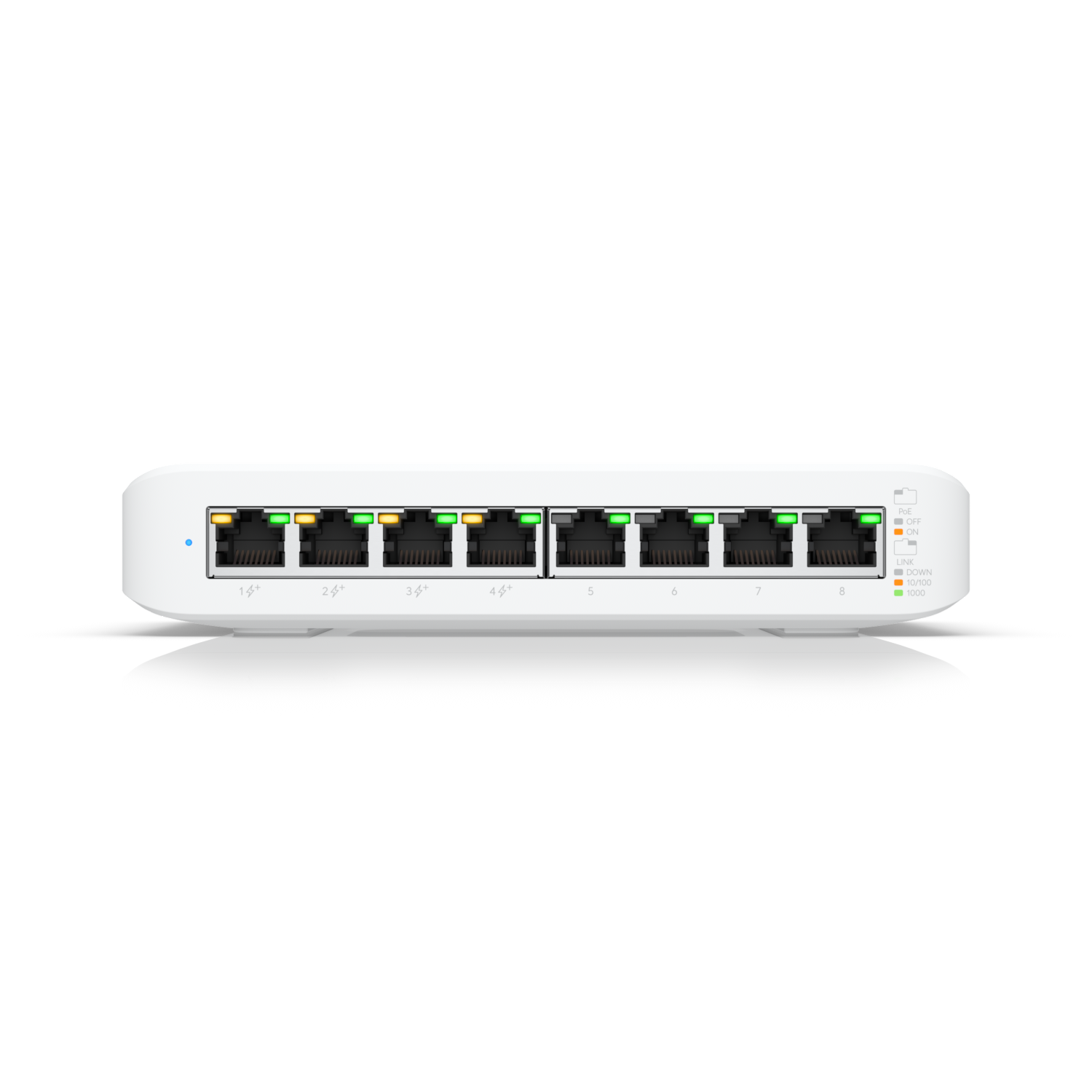"Ubiquiti USW-LITE-8-POE Networks UniFi Switch Lite 8 PoE Géré L2 Gigabit Ethernet (10/100/1000) Connexion Ethernet, supportant l'alimentation via ce port (PoE) "