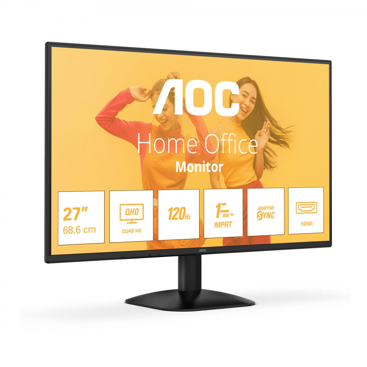 AOC Q27B35S3 27p QHD IPS 120Hz 1ms 300cd/m2 HDMI2.0 DP