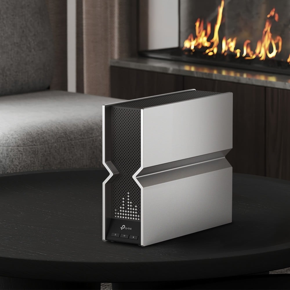 TP-LINK BE19000 Tri Band Wi-Fi 7 Router 1376Mbps at 2.4GHz + 5760Mbps at 5GHz + 11520Mbps at 6GHz 8x Internal Antennas