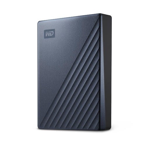 WD My Passport Ultra 4To Blue USB-C/USB3.0 HDD 2.5p Metal finish RTL portable extern