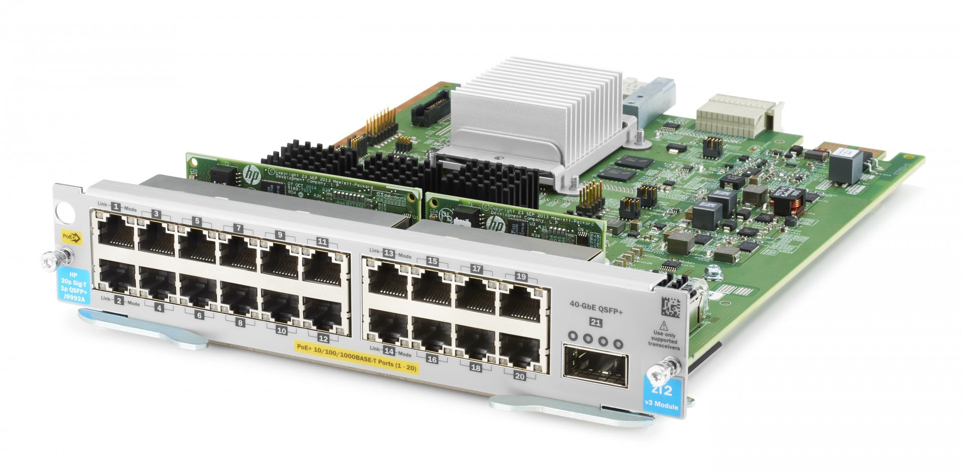 HPE 20p PoE+ / 1p 40GbE QSFP+ v3 zl2 Mod
