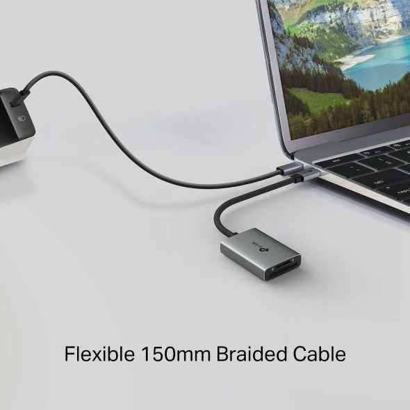TP-LINK USB 3.0 Type-C to SD and microSD 3.0 Adapter 1x USB-C Connector 1x SD + 1x microSD TF up to 200MBps Port