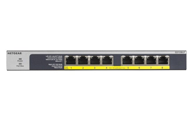 8PT POE/POE+GIGABIT UNMANAGED SWCH
