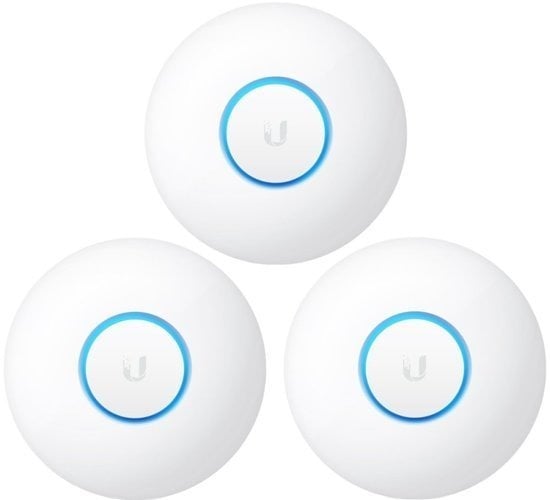 Ubiquiti UAP-NANOHD-3 Networks UniFi nanoHD 1733 Mbit/s Blanc Connexion Ethernet, supportant l'alimentation via ce port (PoE) (3-pack)