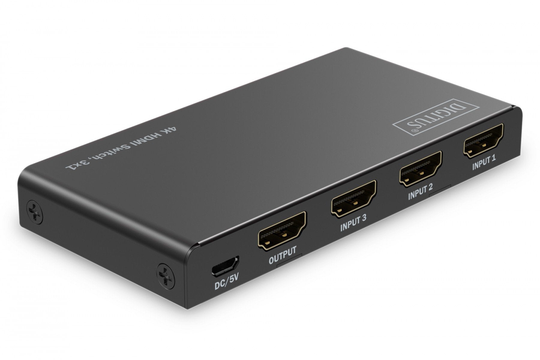 Commutateur HDMI 3x1, 4K/60Hz UHD avec HDR, 18 Gbps, HDCP 2.2
