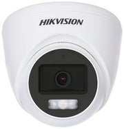Hikvision DS-2CE78D0T-LFS(2.8mm) Caméra Turret Audio a Lumiere Hybride Intelligente 2MP Fixe
