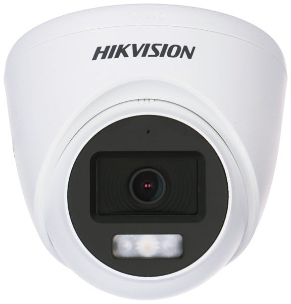 Hikvision DS-2CE78D0T-LFS(2.8mm) Caméra Turret Audio a Lumiere Hybride Intelligente 2MP Fixe