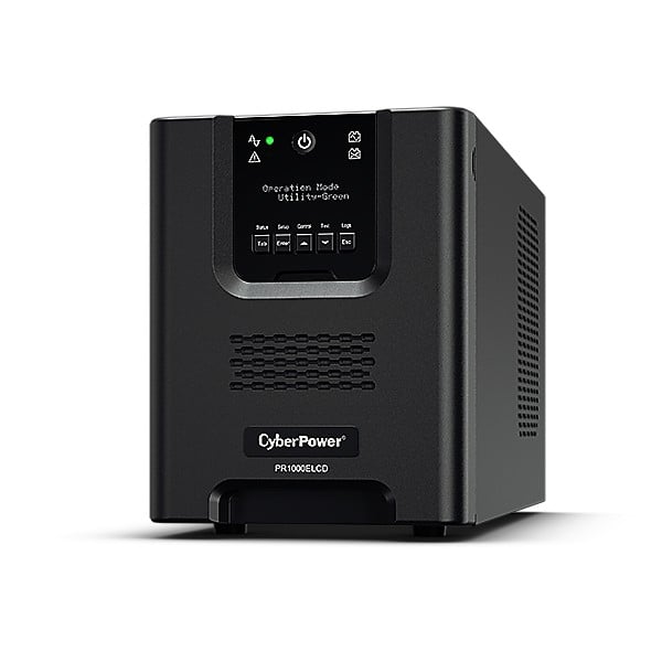 CyberPower PR1000ELCD alimentation d'énergie non interruptible 1 kVA 900 W 8 sortie(s) CA