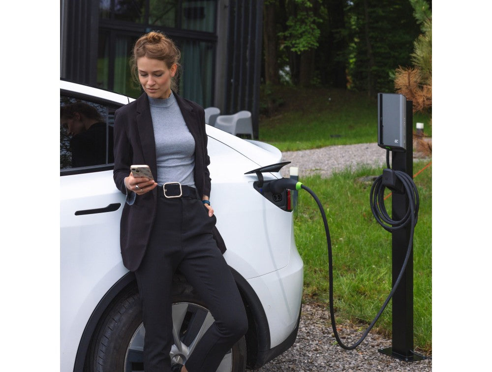 Green Cell EVGCAKHP1 HabuDen Post Poteau de montage pour borne de recharge EV HabuDen Wallbox