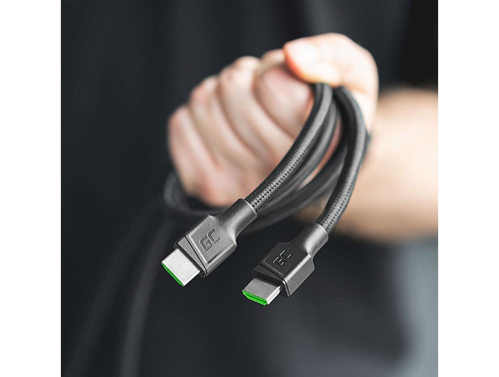 Green Cell HDGC02 câble HDMI 3 m HDMI Type A (Standard) Noir