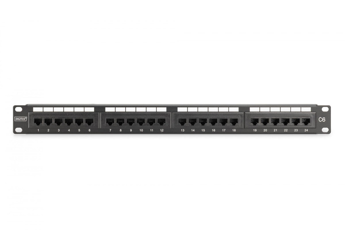 Digitus DN-91624U-CR Panneau de brassage CAT 6, classe E, non blindé