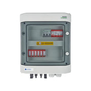 EMITER EM-841_DCAC Tableau de distribution DCAC, IP65, SPD DC Dehn 1000V type 2, 2 x chaîne PV, 2 x MPPT, SPD AC Dehn type 1+2, 10A 3-F