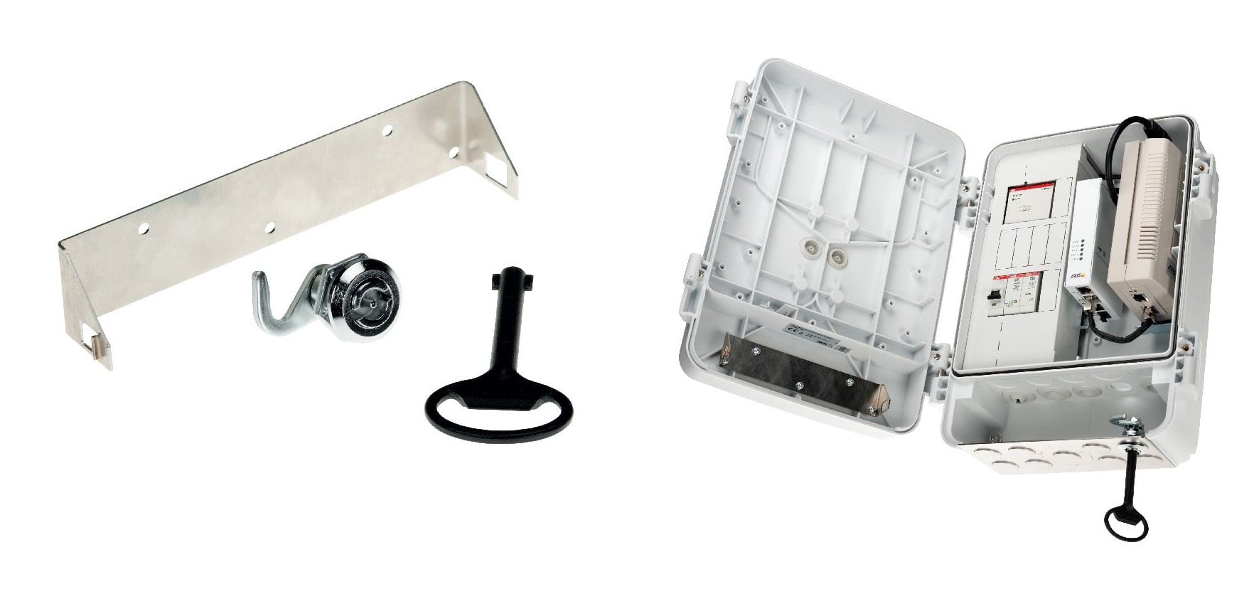 AXIS 5505-651 kit de montage Noir, Argent