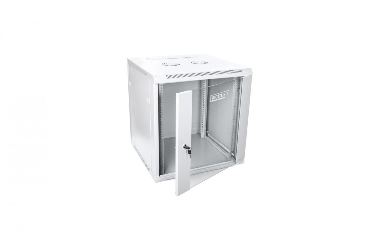Digitus DN-W19 12U/600 étagere Rack monté sur le mur Gris clair