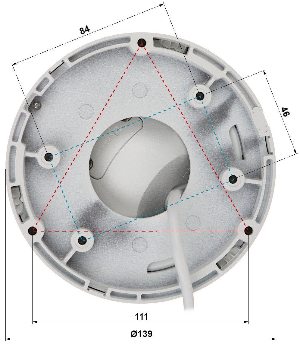 Hikvision DS-2CD2347G2H-LIU(2.8mm)(eF) 4 MP Smart Hybrid Light with ColorVu Fixed Turret Network Camera