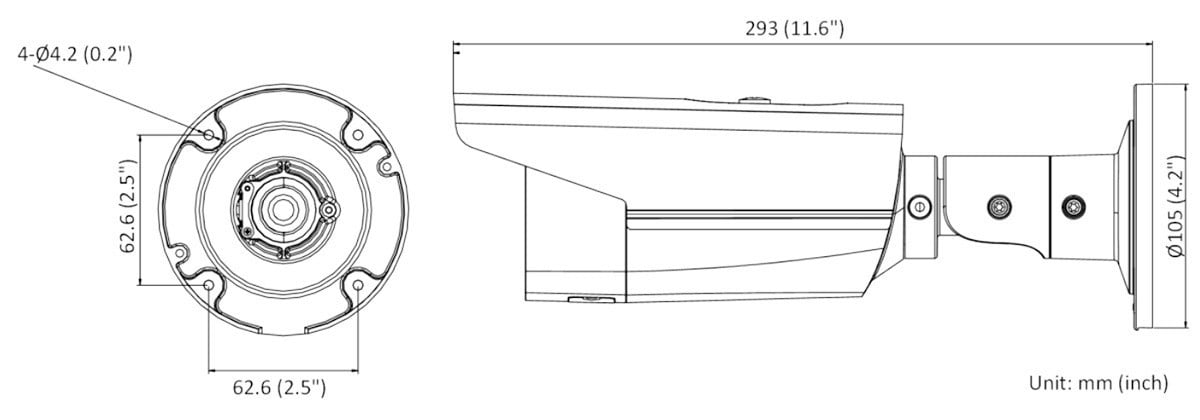 Hikvision DS-2CD2T43G2-2I(4mm) 4 MP AcuSense Fixed Bullet Network Camera