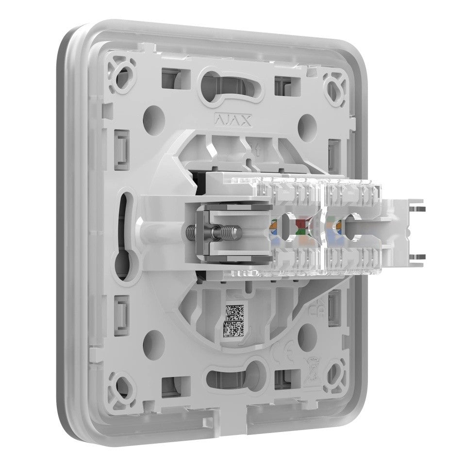 Ajax Systems 126192.317.FG Cache de prise LAN double - SoloCover (LAN)