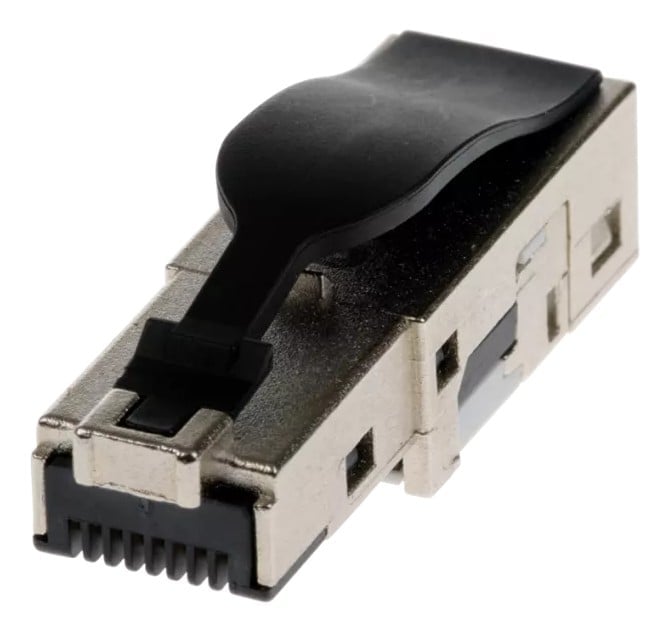 AXIS 01996-001 connecteur de câble RJ-45 Noir, Métallique
