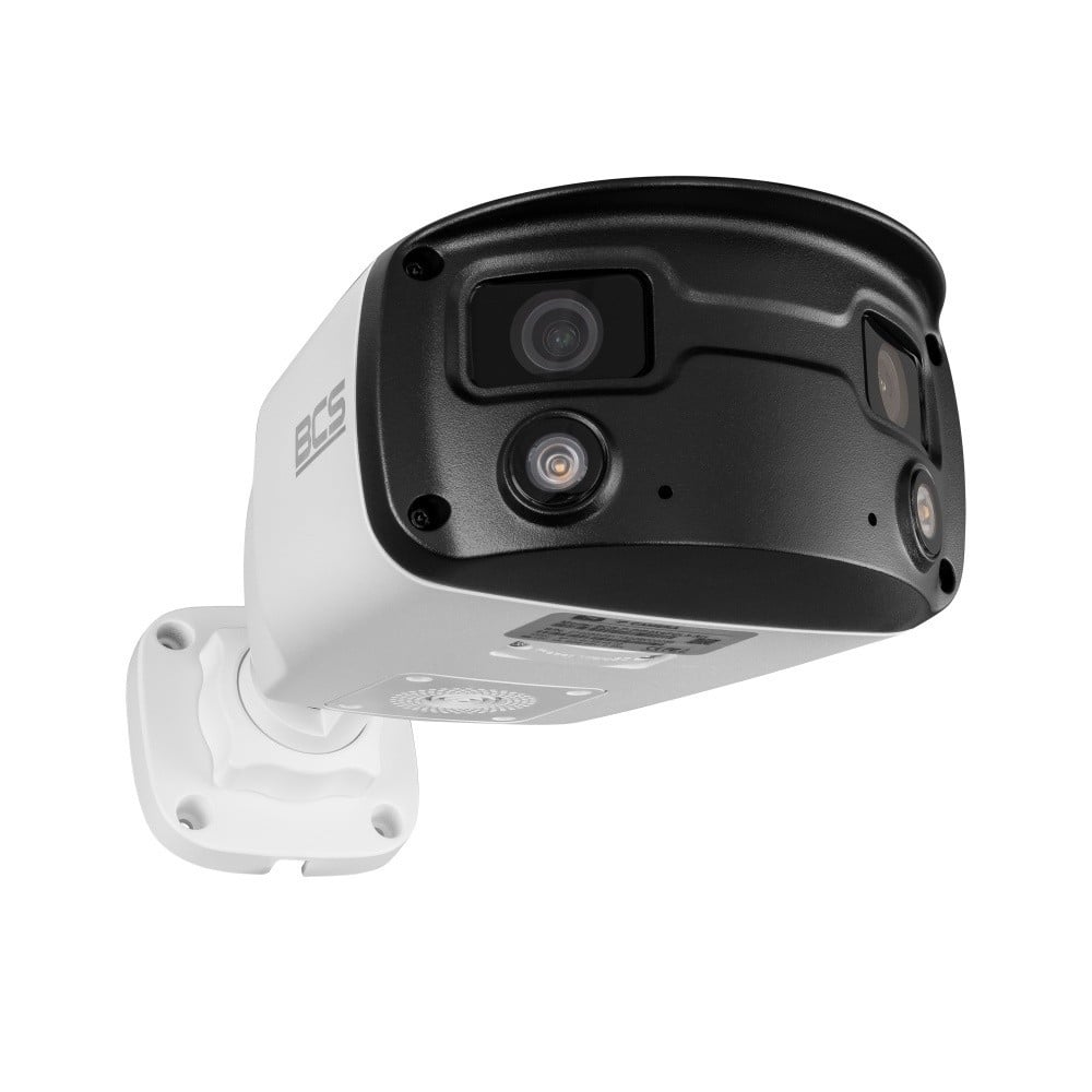 BCS BCS-P-PTIP2X4FCL3-Ai2 Caméra IP panoramique 8MP avec technologie NightColor, boîtier IP67